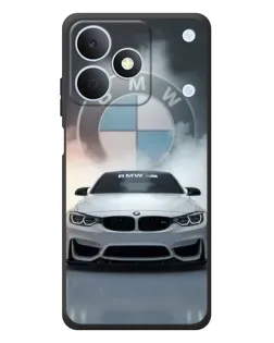 Чехол для Realme Note 80 с картинкой «BMW в белом дыму»