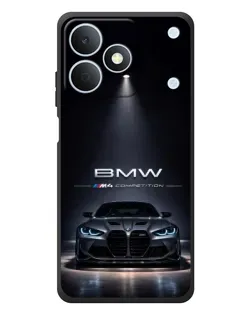 Чехол для Realme Note 80 с картинкой «BMW сквозь ночной город»