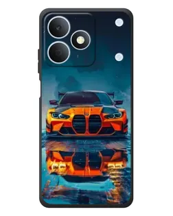 Чехол для Realme Note 80 с картинкой «BMW — золотая эмблема»