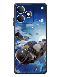 Чохол для Realme Note 80 з картинкою «Десант PUBG — стрибок»