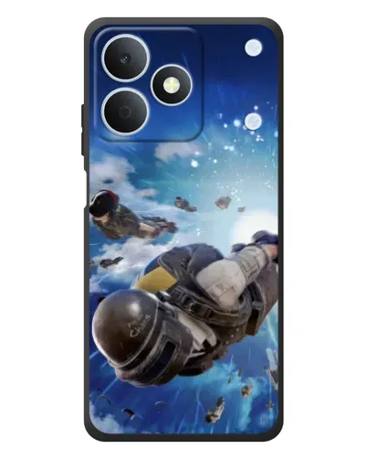 Чохол для Realme Note 80 з картинкою «Десант PUBG — стрибок»