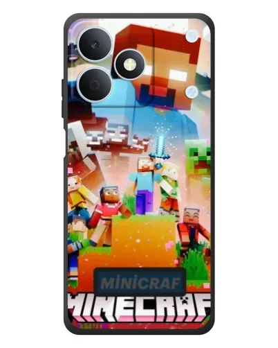Чехол для Realme Note 80 с картинкой «Minecraft герои игры»