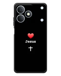 Чохол для Realme Note 80 з картинкою «Серце - Jesus»