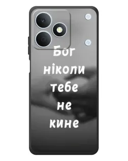 Чехол для Realme Note 80 с картинкой «Бог не бросит»
