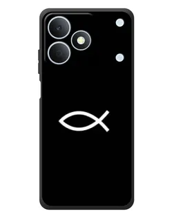 Чехол для Realme Note 80 с картинкой «Символ рыбы Jesus»