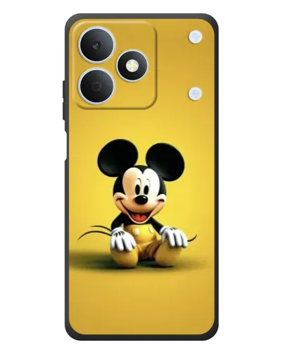 Чохол для Realme Note 80 з картинкою «Міккі на жовтому»