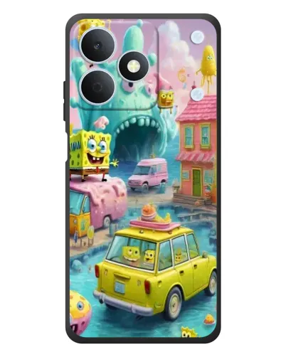 Чехол для Realme Note 80 с картинкой «Монстр-трак приключения»
