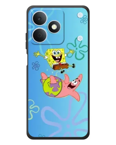 Чехол для Realme Note 80 с картинкой «Спанч Боб и Патрик»