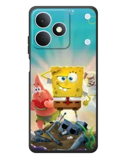 Чехол для Realme Note 80 с картинкой «Спанч Боб победитель»