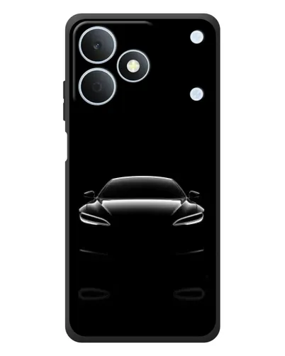 Чехол для Realme Note 80 с картинкой «Силуэт Tesla Night»