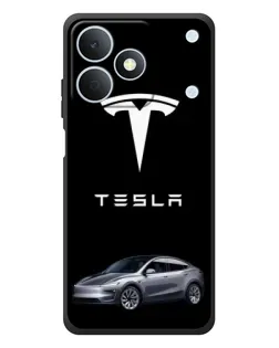 Чехол для Realme Note 80 с картинкой «Tesla Model Y»