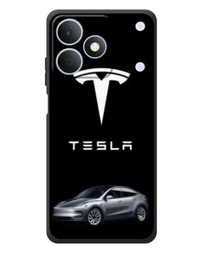 Чехол для Realme Note 80 с картинкой «Tesla Model Y»