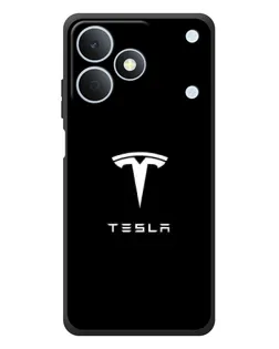 Чехол для Realme Note 80 с картинкой «Tesla White Logo»