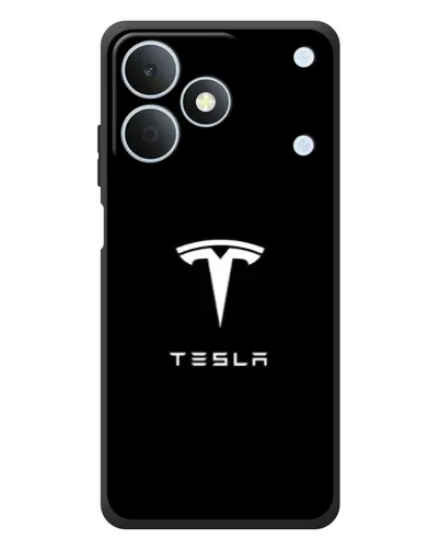 Чехол для Realme Note 80 с картинкой «Tesla White Logo»