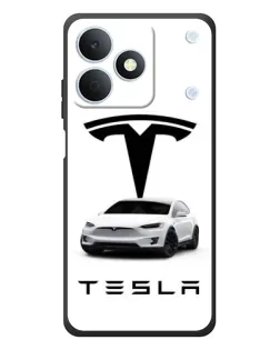 Чехол для Realme Note 80 с картинкой «Tesla White Style»