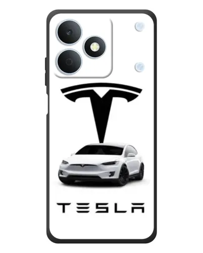Чехол для Realme Note 80 с картинкой «Tesla White Style»