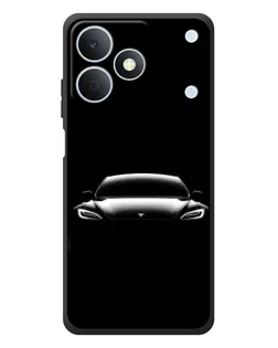 Чехол для Realme Note 80 с картинкой «Фары Tesla Night»