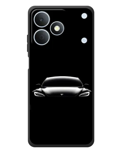Чехол для Realme Note 80 с картинкой «Фары Tesla Night»