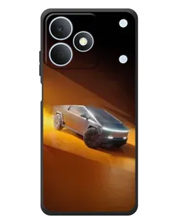 Чехол для Realme Note 80 с картинкой «Cybertruck в пустыне»