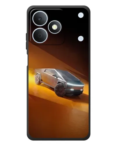 Чехол для Realme Note 80 с картинкой «Cybertruck в пустыне»