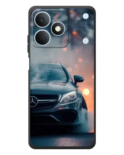 Чехол для Realme Note 80 с картинкой «Mercedes — ночной город»