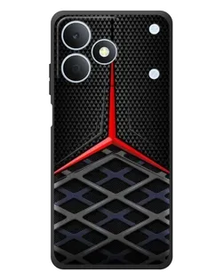 Чехол для Realme Note 80 с картинкой «Mercedes Carbon Grid»