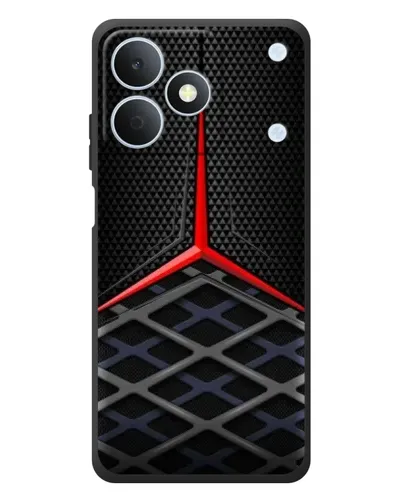 Чехол для Realme Note 80 с картинкой «Mercedes Carbon Grid»