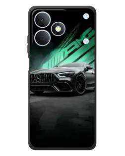 Чехол для Realme Note 80 с картинкой «Темный Mercedes AMG»