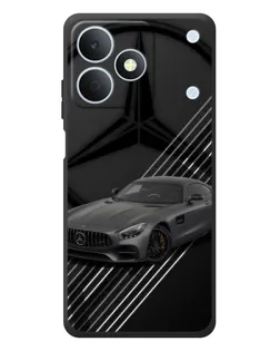 Чехол для Realme Note 80 с картинкой «Mercedes AMG — графика»