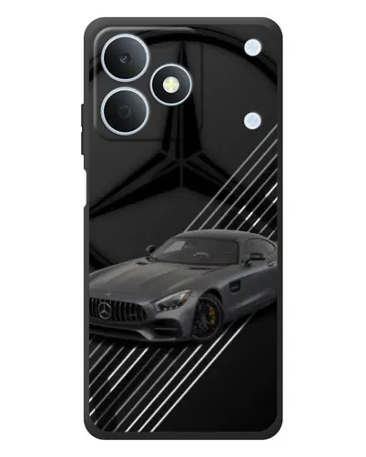 Чехол для Realme Note 80 с картинкой «Mercedes AMG — графика»