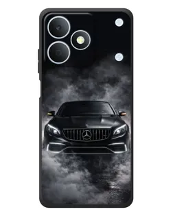 Чехол для Realme Note 80 с картинкой «Mercedes в дыму»