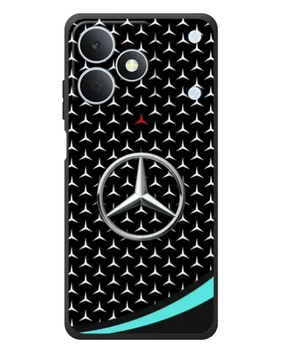 Чехол для Realme Note 80 с картинкой «Mercedes — бирюзовый акцент»