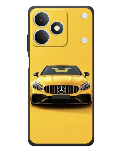Чехол для Realme Note 80 с картинкой «Желтый Mercedes GT»