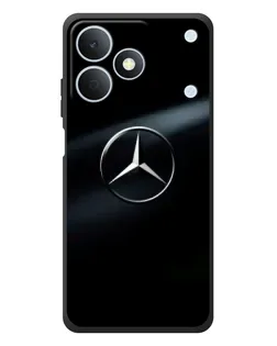Чехол для Realme Note 80 с картинкой «Mercedes на металле»