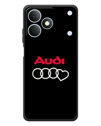 Чехол для Realme Note 80 с картинкой «Логотип Audi Heart»