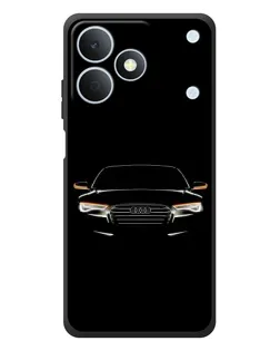 Чехол для Realme Note 80 с картинкой «Audi — ночной контур»