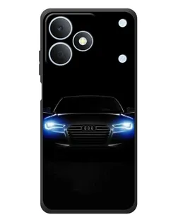 Чехол для Realme Note 80 с картинкой «Audi в неоне»