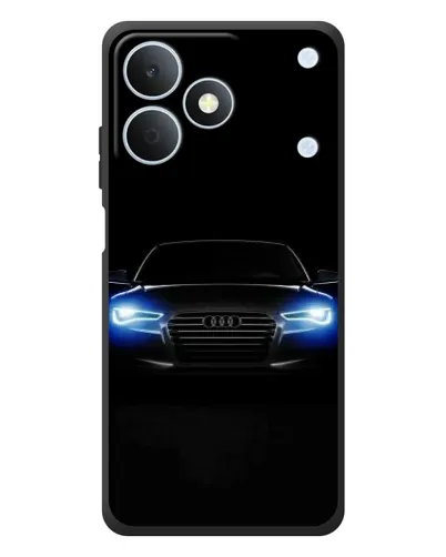 Чехол для Realme Note 80 с картинкой «Audi в неоне»