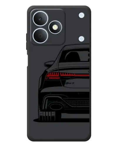 Чехол для Realme Note 80 с картинкой «Задняя часть Audi — арт»