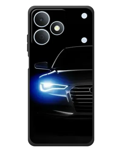 Чехол для Realme Note 80 с картинкой «Неоновый взгляд Audi»
