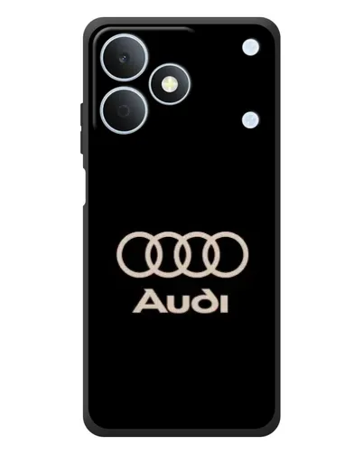 Чехол для Realme Note 80 с картинкой «Audi — золотой логотип»