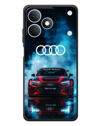 Чехол для Realme Note 80 с картинкой «Audi Sport — неон»