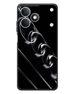 Чехол для Realme Note 80 с картинкой «Audi — абстрактные кольца»