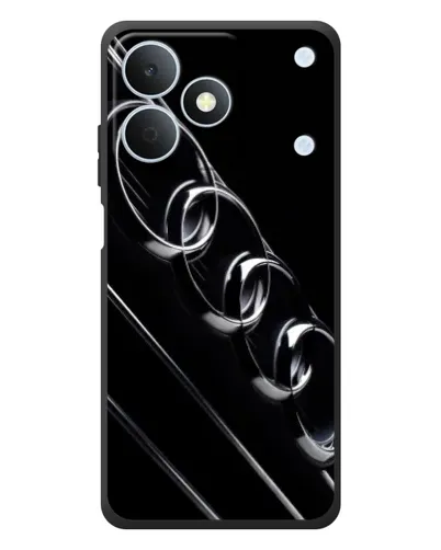 Чехол для Realme Note 80 с картинкой «Audi — абстрактные кольца»