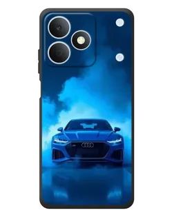 Чехол для Realme Note 80 с картинкой «Audi — голубая энергия»