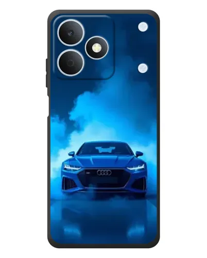 Чехол для Realme Note 80 с картинкой «Audi — голубая энергия»