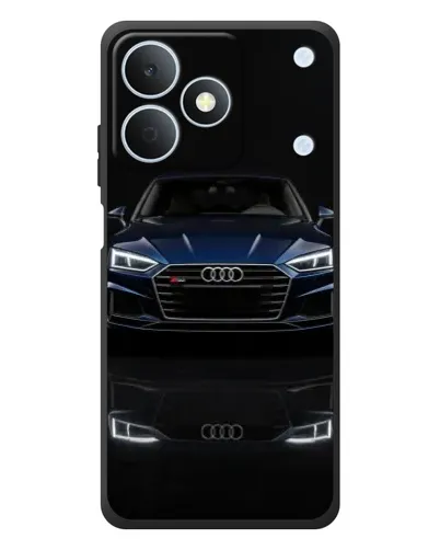 Чехол для Realme Note 80 с картинкой «Audi — ночное отражение»