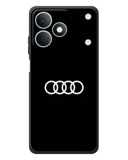 Чехол для Realme Note 80 с картинкой «Audi White Logo»