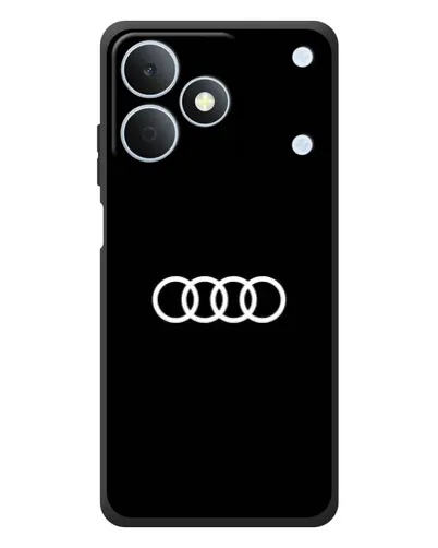 Чехол для Realme Note 80 с картинкой «Audi White Logo»