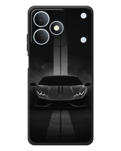 Чехол для Realme Note 80 с картинкой «Lamborghini симметрия дорог»